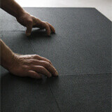 illustration-réalisation-isolation-acoustique-sous-carrelage illustration de la réalisation d'une isolation acoustique sous carrelage