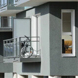 illustration d'une rénovation de façade avec un revêtement organique