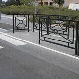 illustration du scellement du mobilier urbain