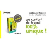 Mortier colle déformable, non irritant : weber.col flex éco Thumbnail