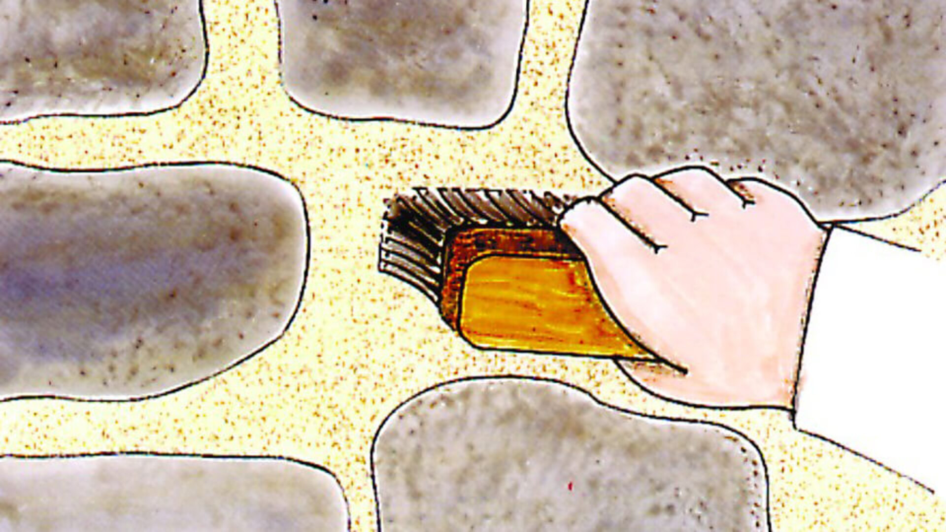 illustration fiches façadiers rénovation joints de pierre ou moellons enduits monocouches