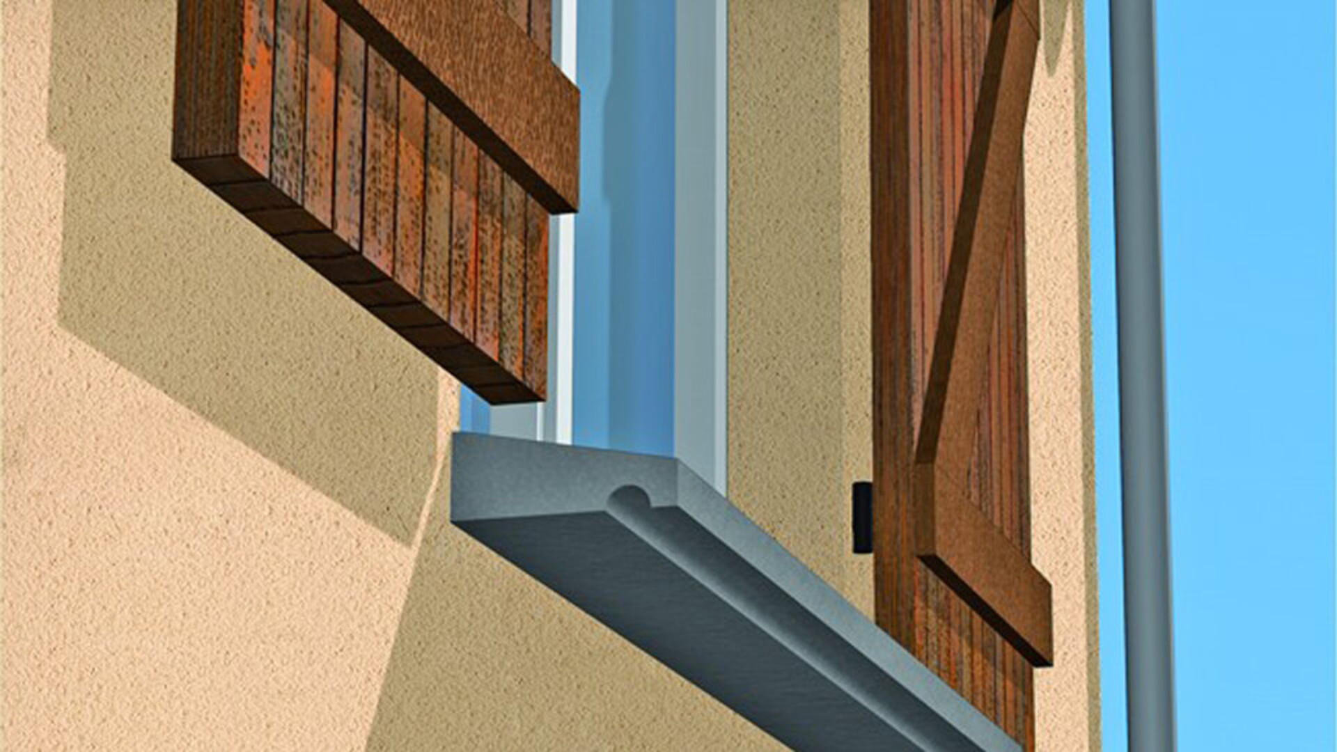illustration fiches façadiers bien protéger enduit monocouche