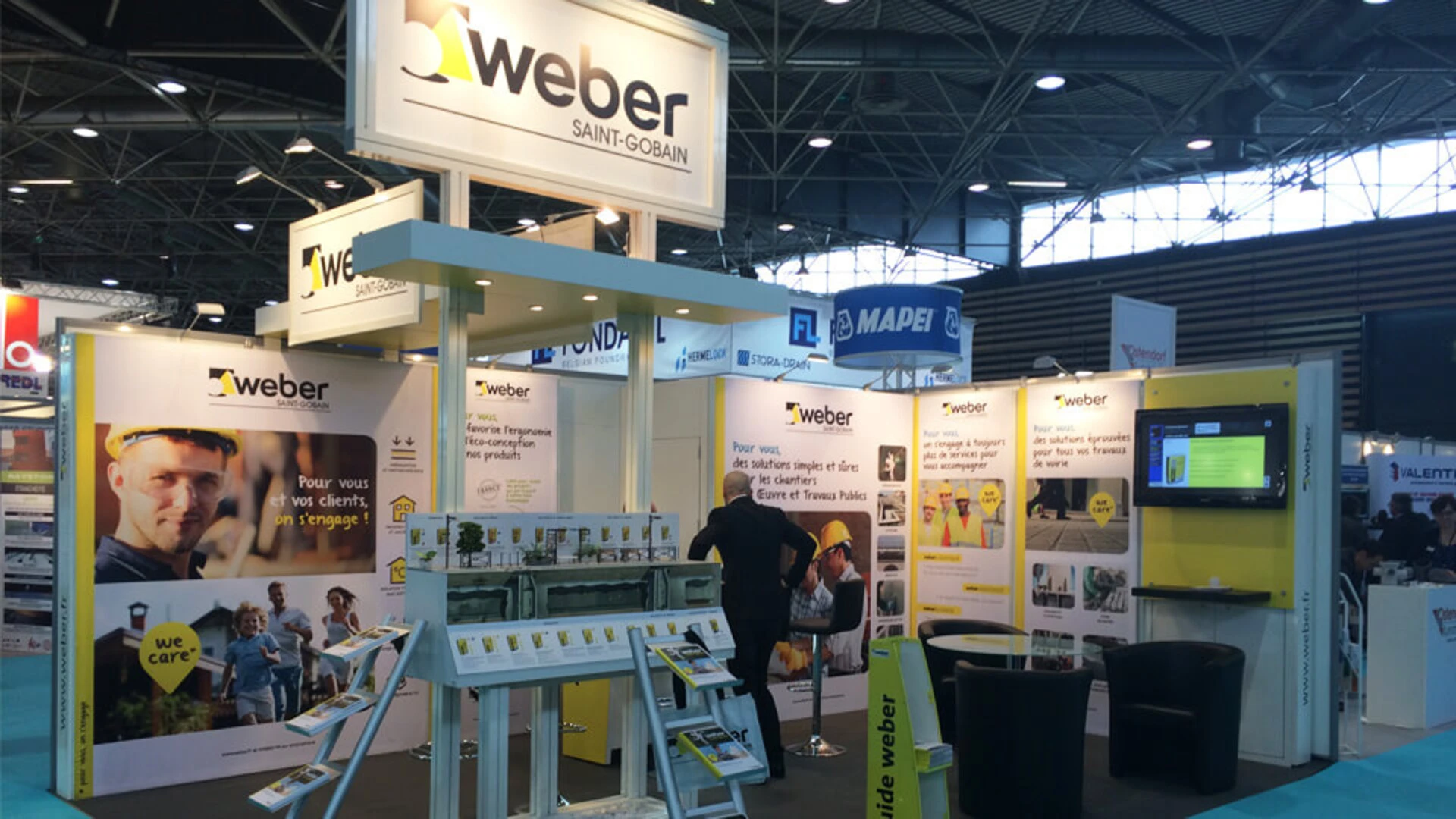 illustration de weber au salon pollutec