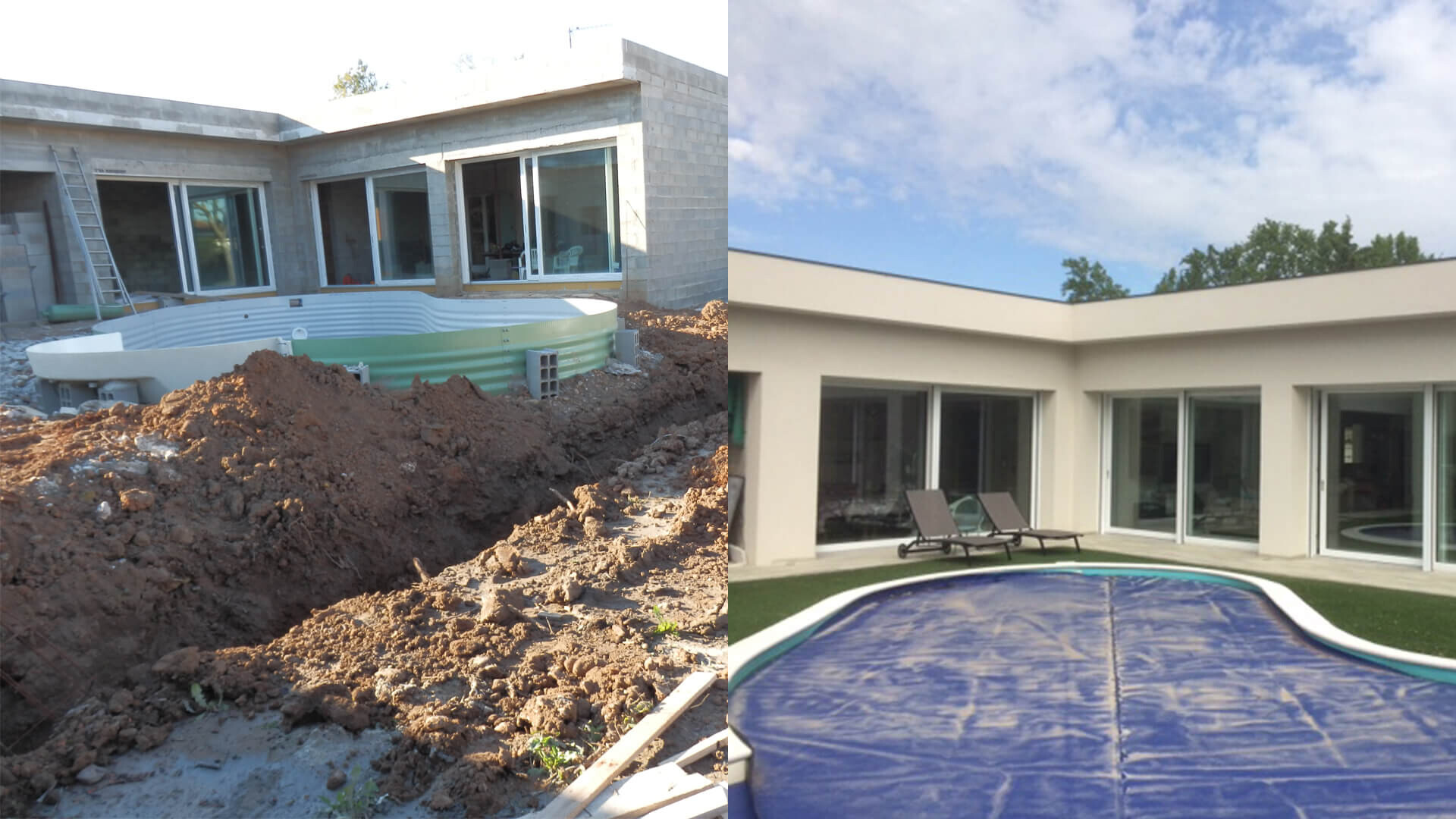 Isolation Thermique par l'Extérieur Weber pour la rénovation de cette maison du Sud (84) Réalisation Weber dans le Sud (1)