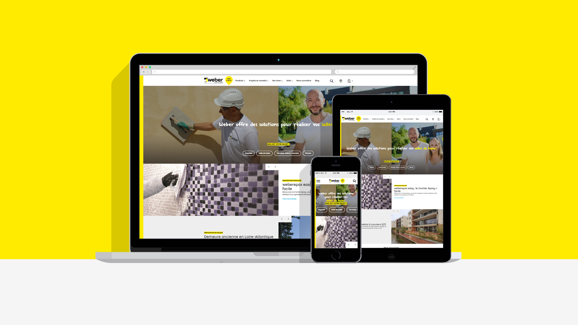 Nouveau site Weber en ligne