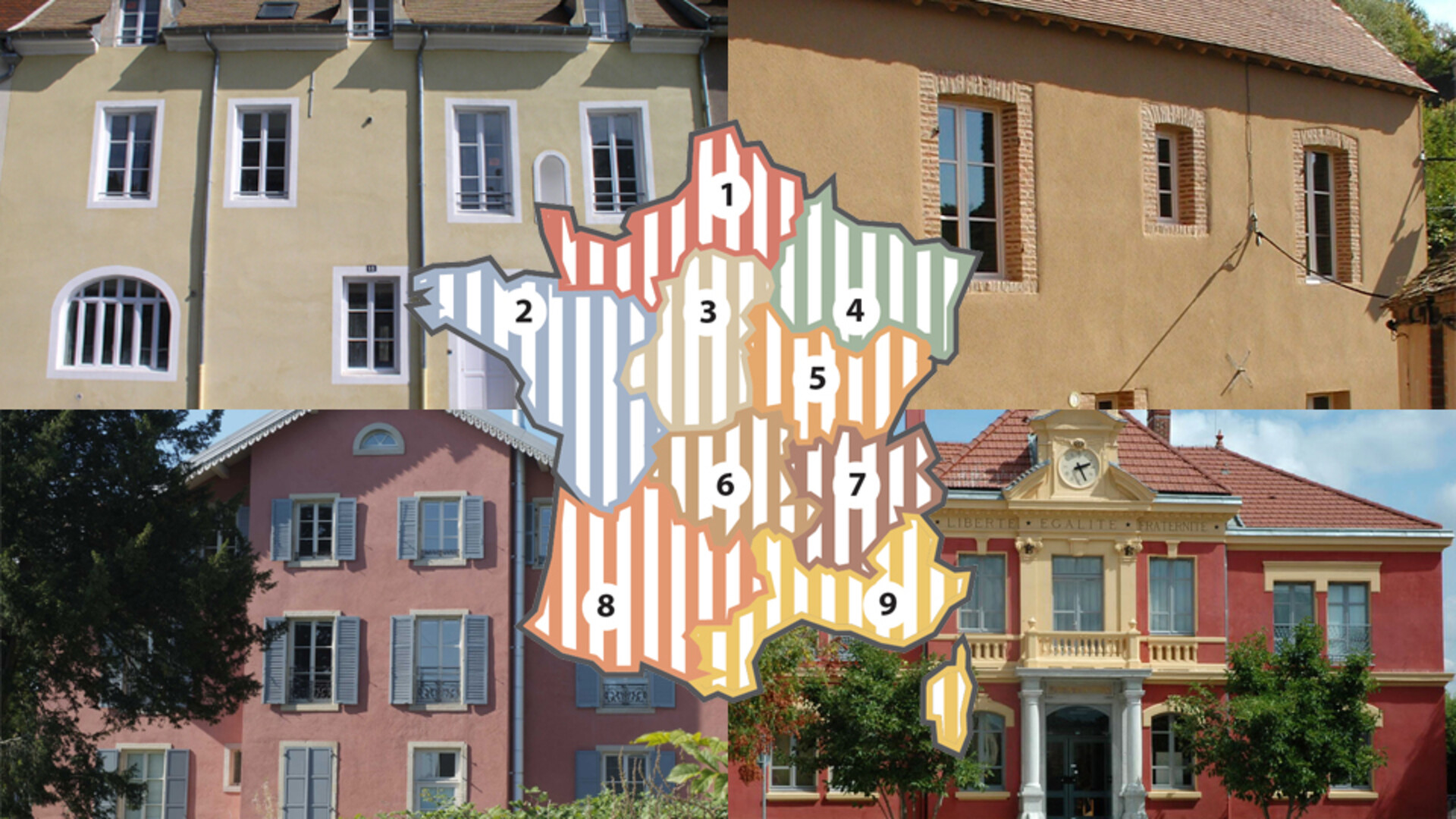 Les enduits Weber respectent les couleurs de façades locales