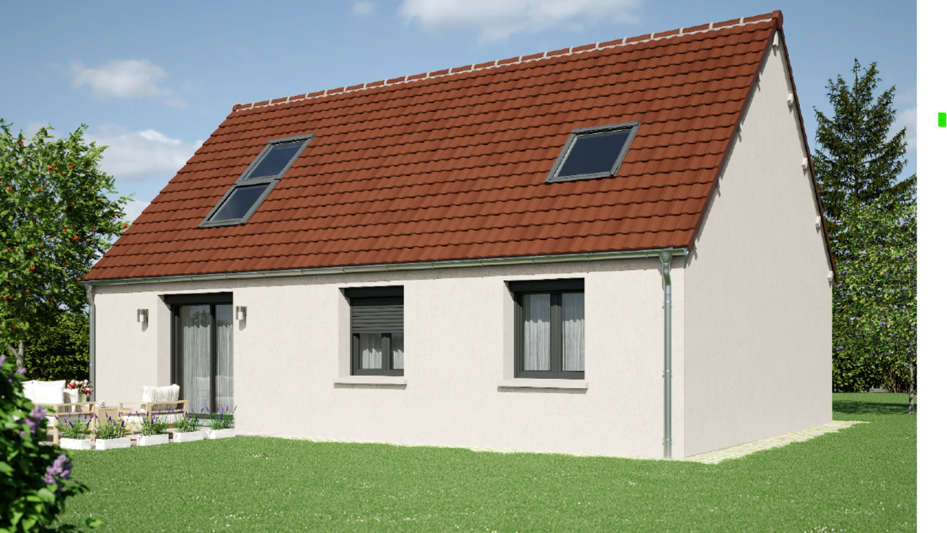 Maison après rénovation - Blanc Cassé 001