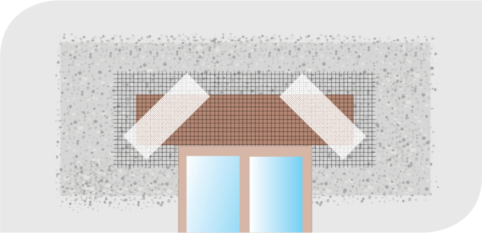 Application monocouche coffre