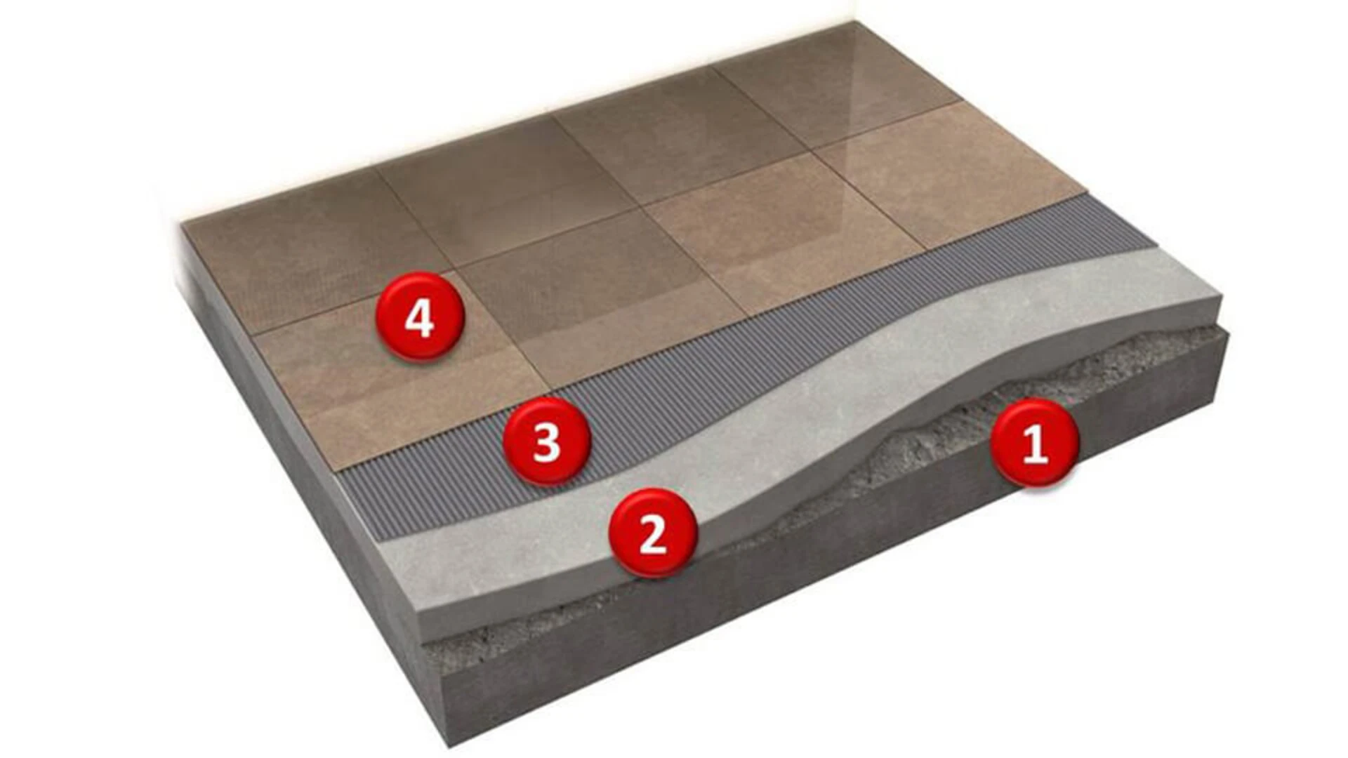 illustration Dressage sur support béton