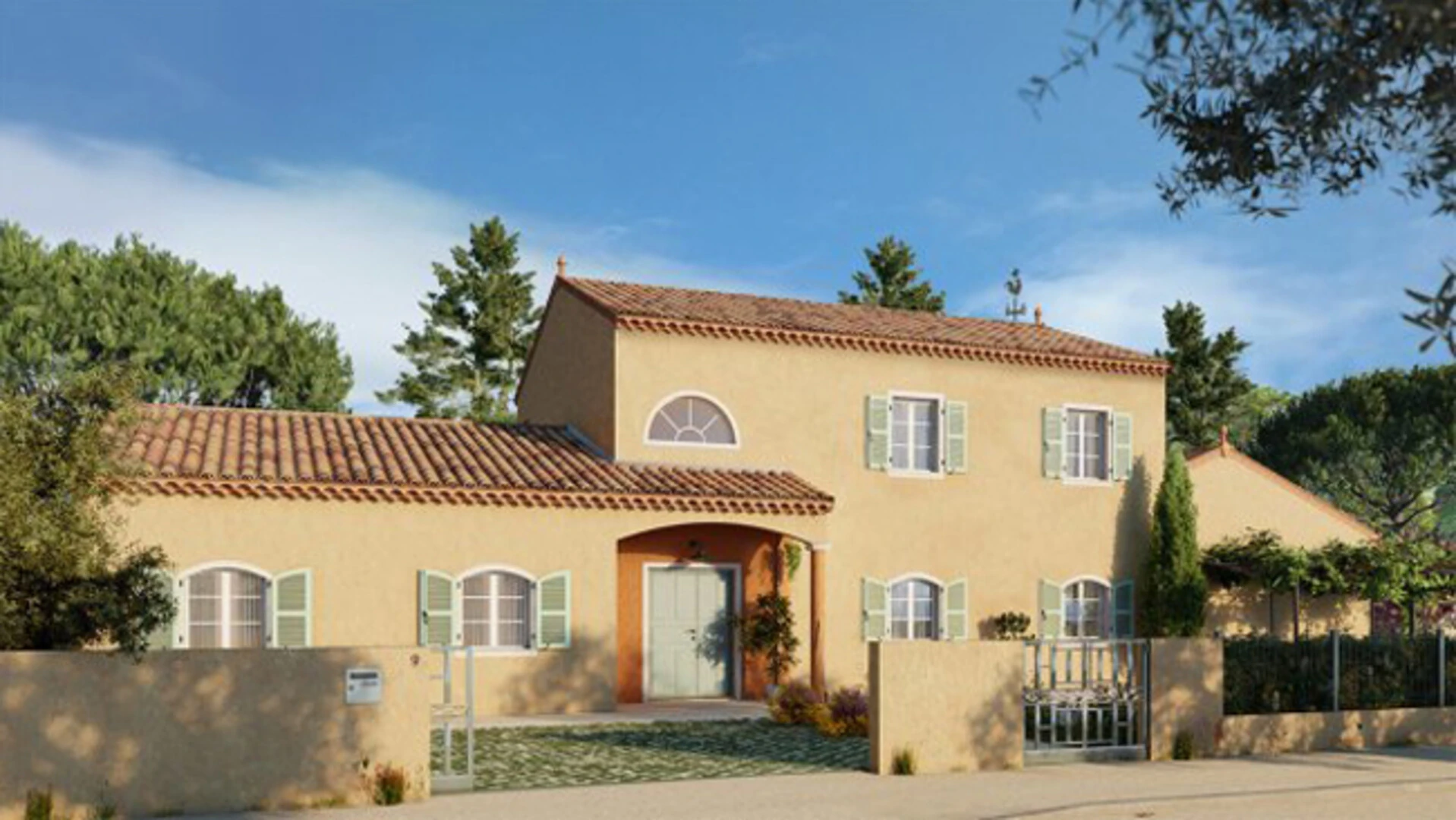 Ravalement façade sud saint gobain weber