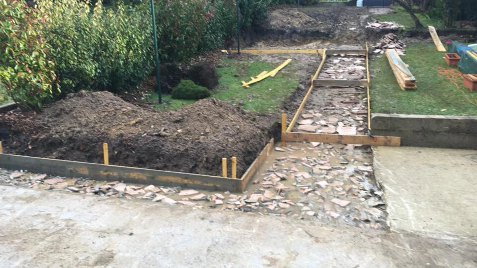 témoignage avant/après, Seine-et-Marne, terrasse, carrelage