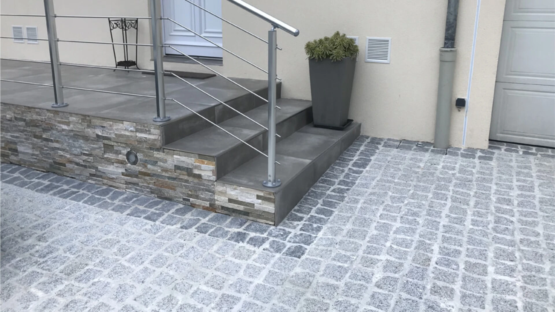 témoignage avant/après, Seine-et-Marne, création d'une devanture 