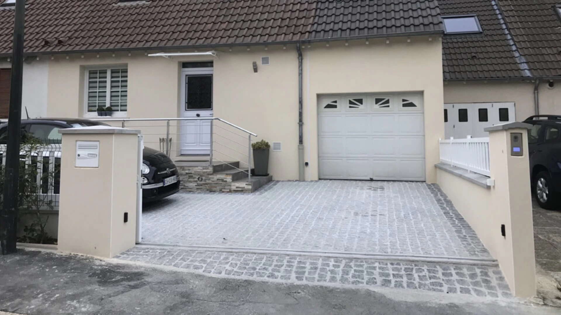 témoignage avant/après, Seine-et-Marne, création d'une devanture 