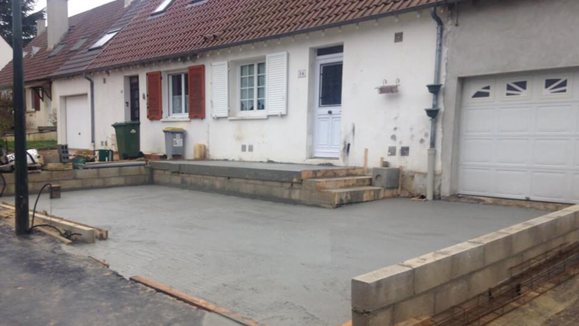 témoignage avant/après, Seine-et-Marne, création d'une devanture 