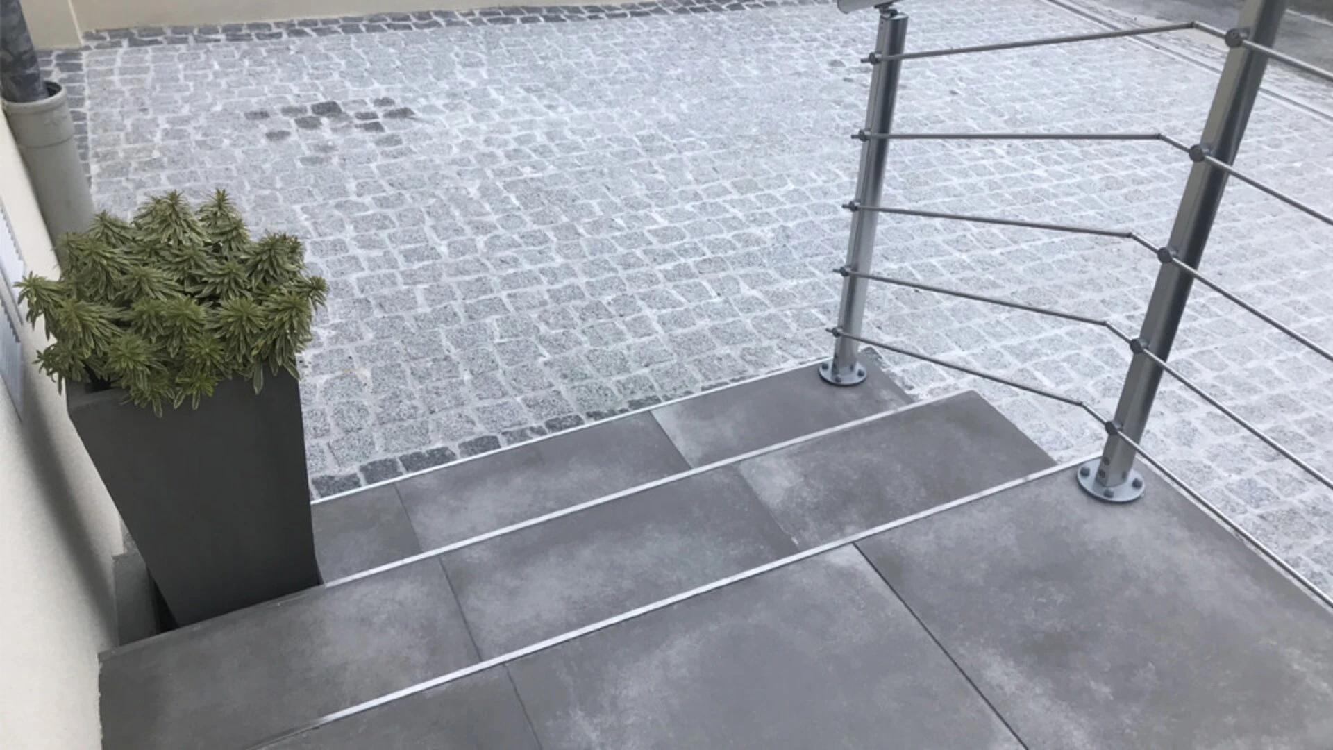 témoignage avant/après, Seine-et-Marne, création d'une devanture 