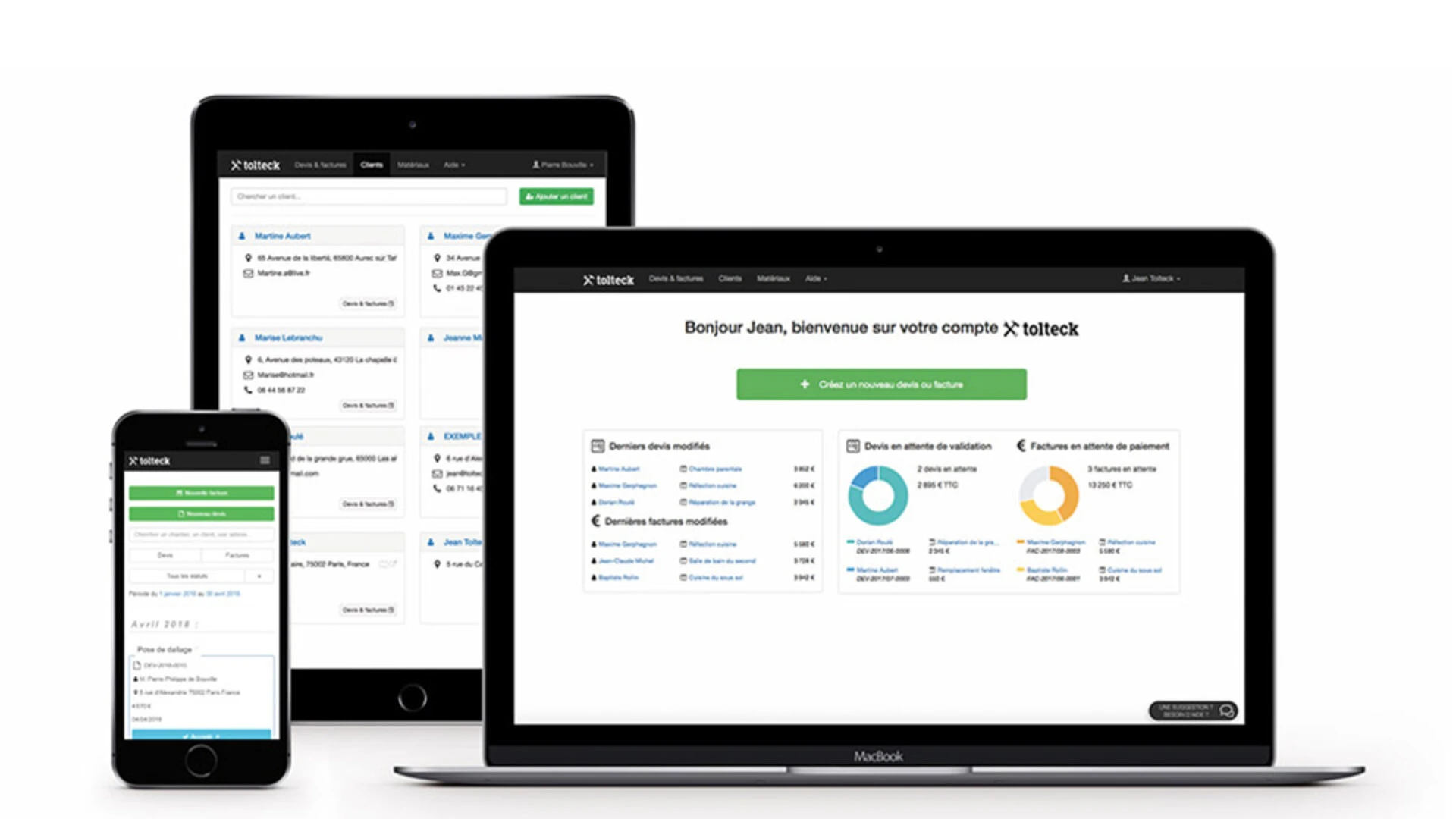 interface logiciel tolteck