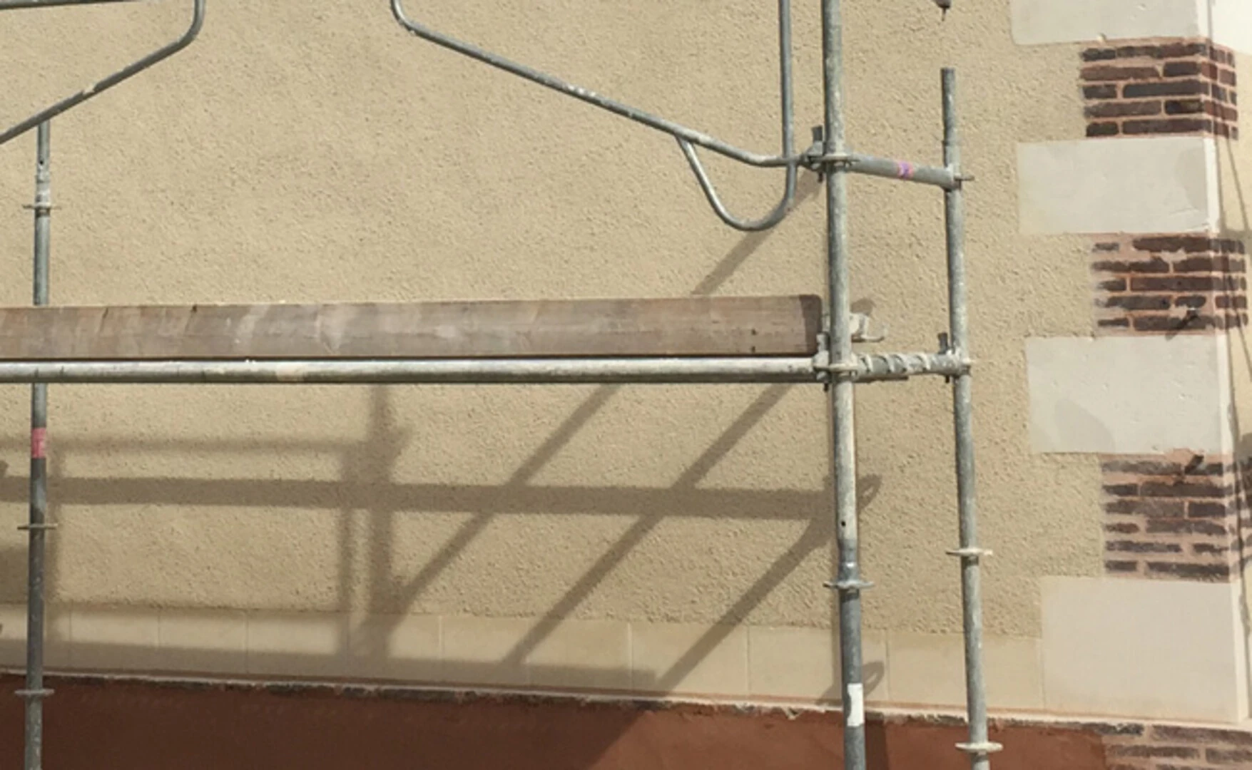 Enduit de finition brossé