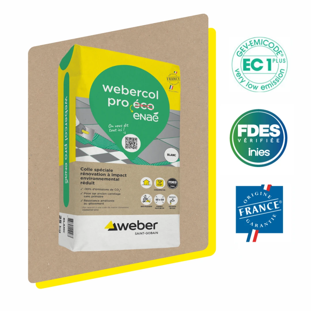 Certification webercol pro enaé