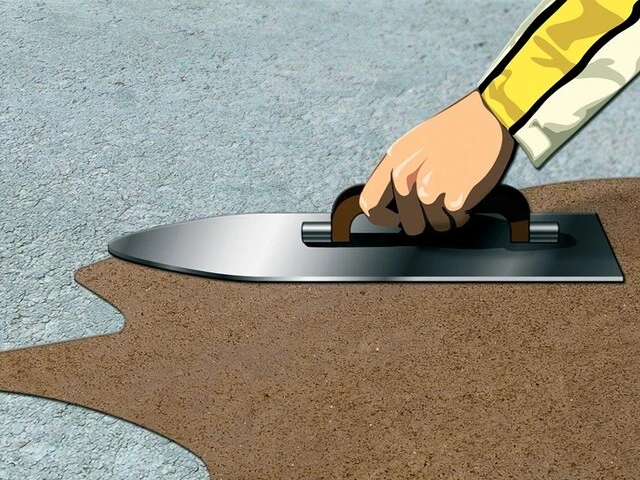 Réalisation d'un ragréage