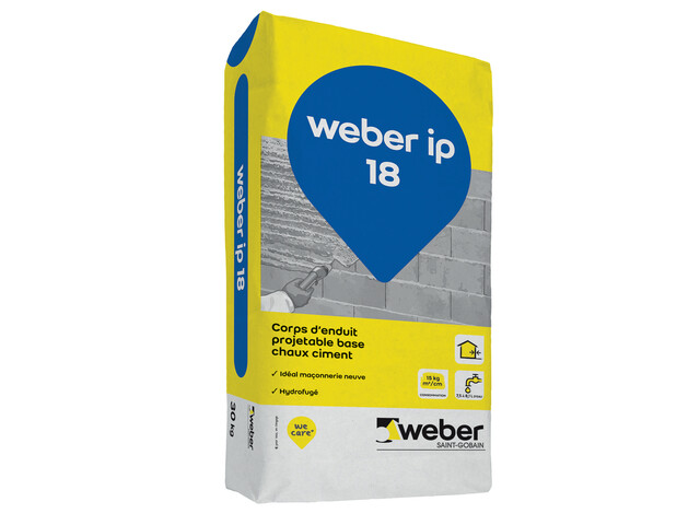 weber IP 18 : Les sous-enduits d'imperméabilisation > Façades neuves ...