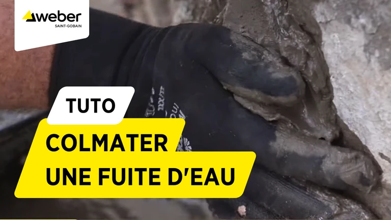 colmater fuite d'eau