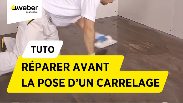 préparation carrelage