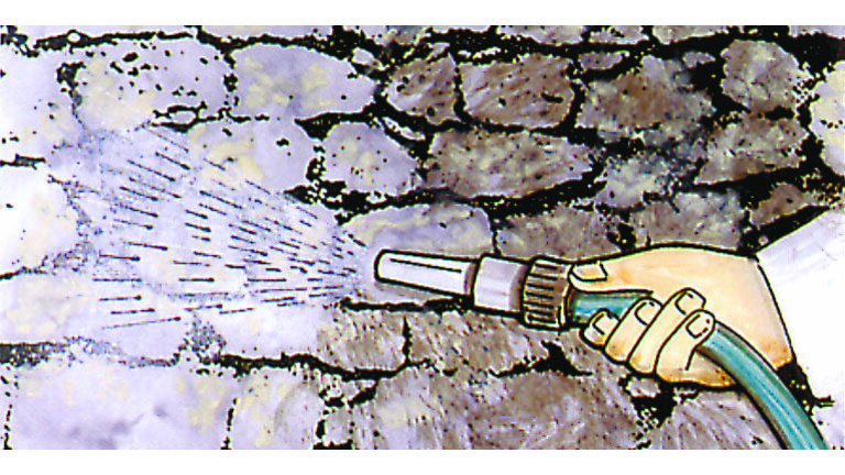 Gâcher l'enduit