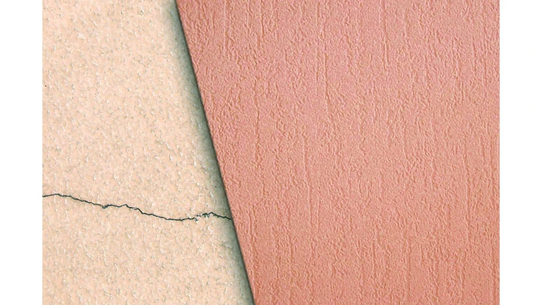 fissures apparentes