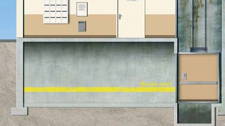 Un ancien béton n’est pas toujours totalement étanch