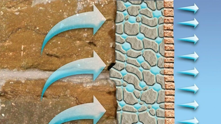 L'enduit décoratif doit permettre les échanges gazeux du sous-enduit