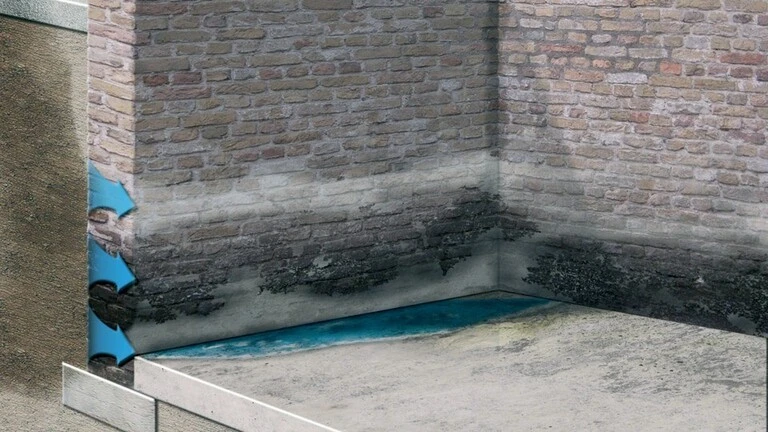 Les sels sont déposé dans les murs