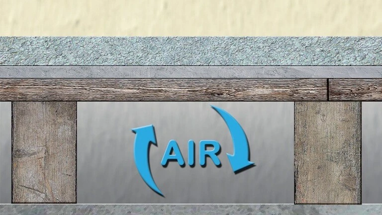 L'air doit pouvoir s'infiltrer après réhabilitation