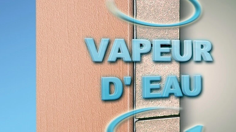 Le mur reste perméable à la vapeur d'eau