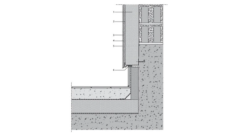 illustration carnet I.T.E. Raccords avec toitures et terrasses 3