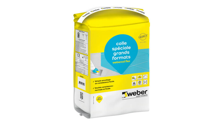 weberespace LS, weberespace carrelage, packaging, webercol flex
