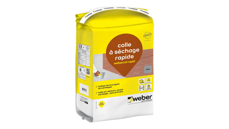 weberespace LS, weberespace carrelage, packaging, webercol rapid