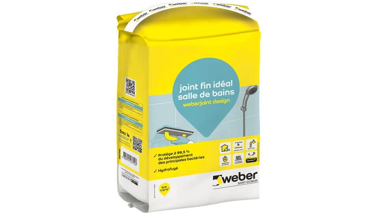 weberespace LS, espace carrelage, packagings, weberjoint design