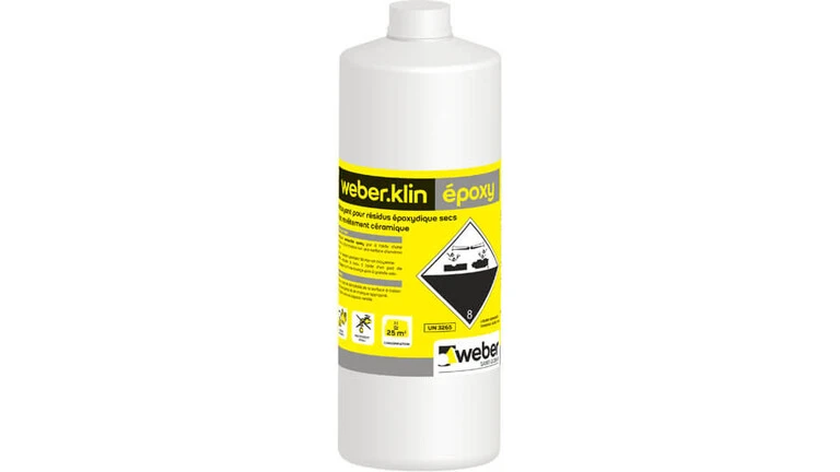 weberespace LS, espace carrelage, packagings, weberklin epoxy