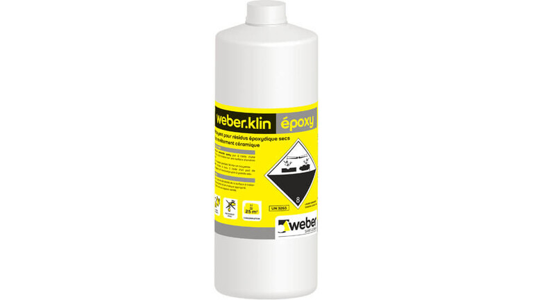 weberespace LS, espace carrelage, packagings, weberklin epoxy