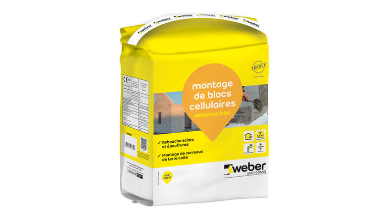 weberespace LS, weberespace maçonnerie, packaging, webercel bloc