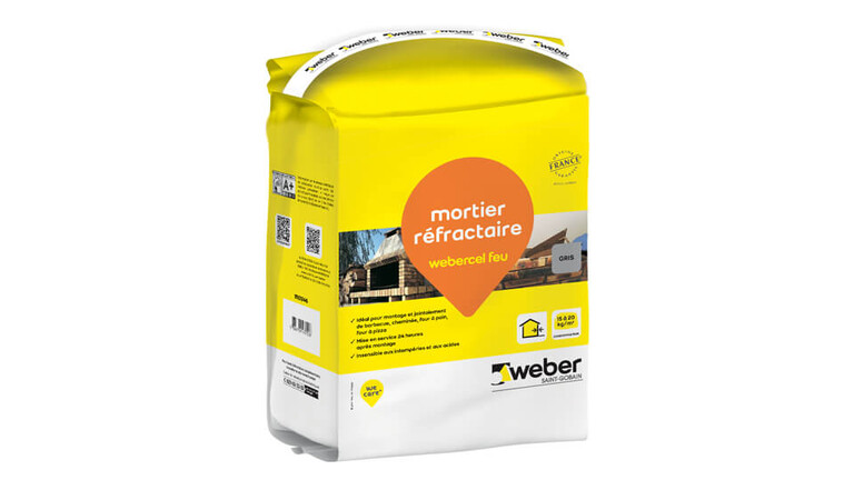 weberespace LS, weberespace maçonnerie, packaging, webercel feu
