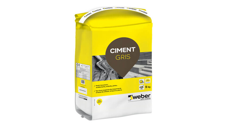 weberespace LS, weberespace maçonnerie, packaging, ciment gris