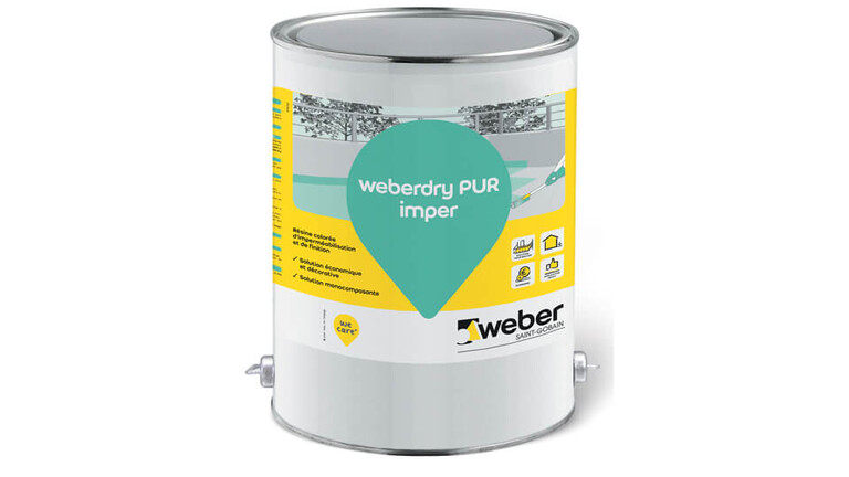 weberespace LS, weberespace maçonnerie, packaging, weberdry PUR imper
