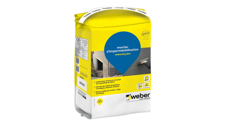 weberespace LS, weberespace maçonnerie, packaging, weberdry plus
