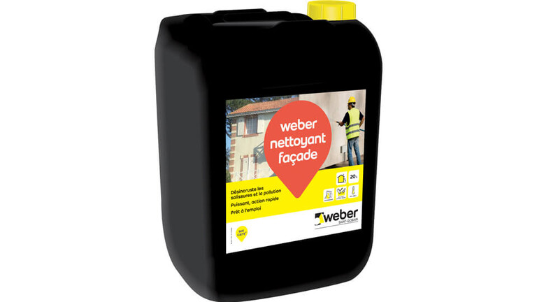 weberespace LS, weberespace maçonnerie, packaging, weber nettoyant façade