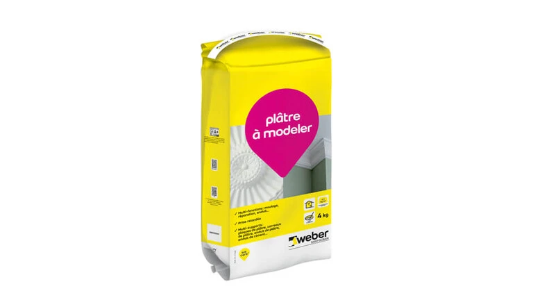 weberespace LS, weberespace maçonnerie, packaging, plâtre à modeler