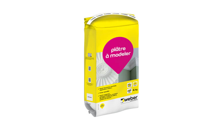 weberespace LS, weberespace maçonnerie, packaging, plâtre à modeler