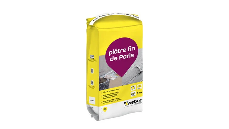 weberespace LS, weberespace maçonnerie, packaging, plâtre fin de Paris