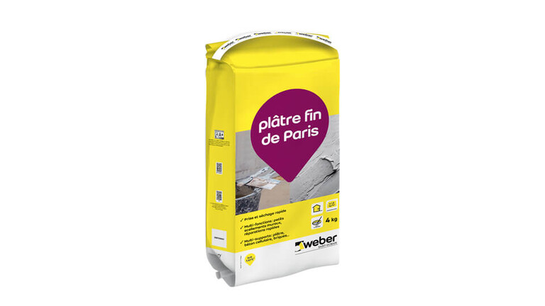 weberespace LS, weberespace maçonnerie, packaging, plâtre fin de Paris