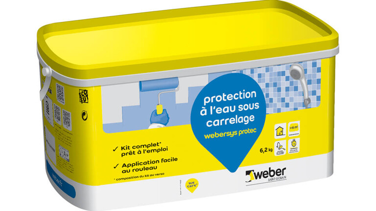 weberespace LS, weberespace carrelage, packaging, webersys protect